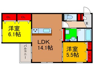 Emouvoirの物件間取画像